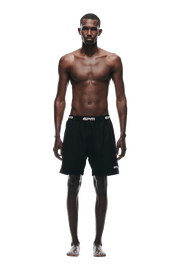 BOXER SWIM SHORTS BLACK