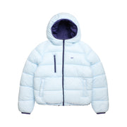 REVERSIBLE PUFFER JACKET BLUE