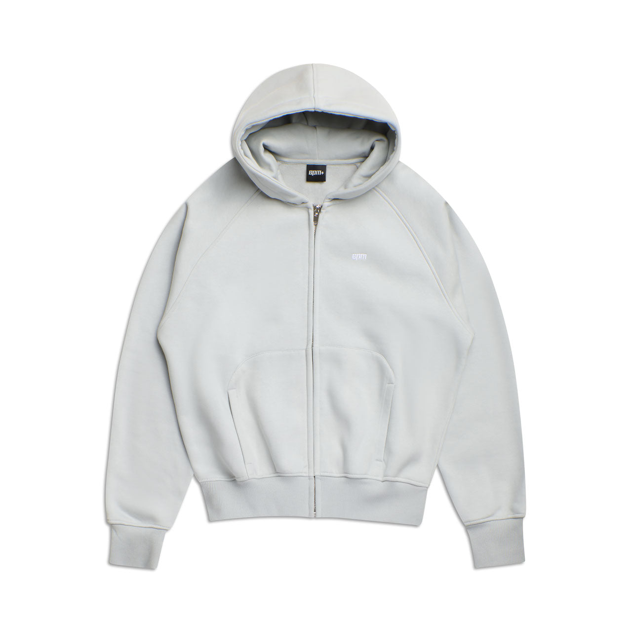 ZIP HOODIE SMOKE GREY