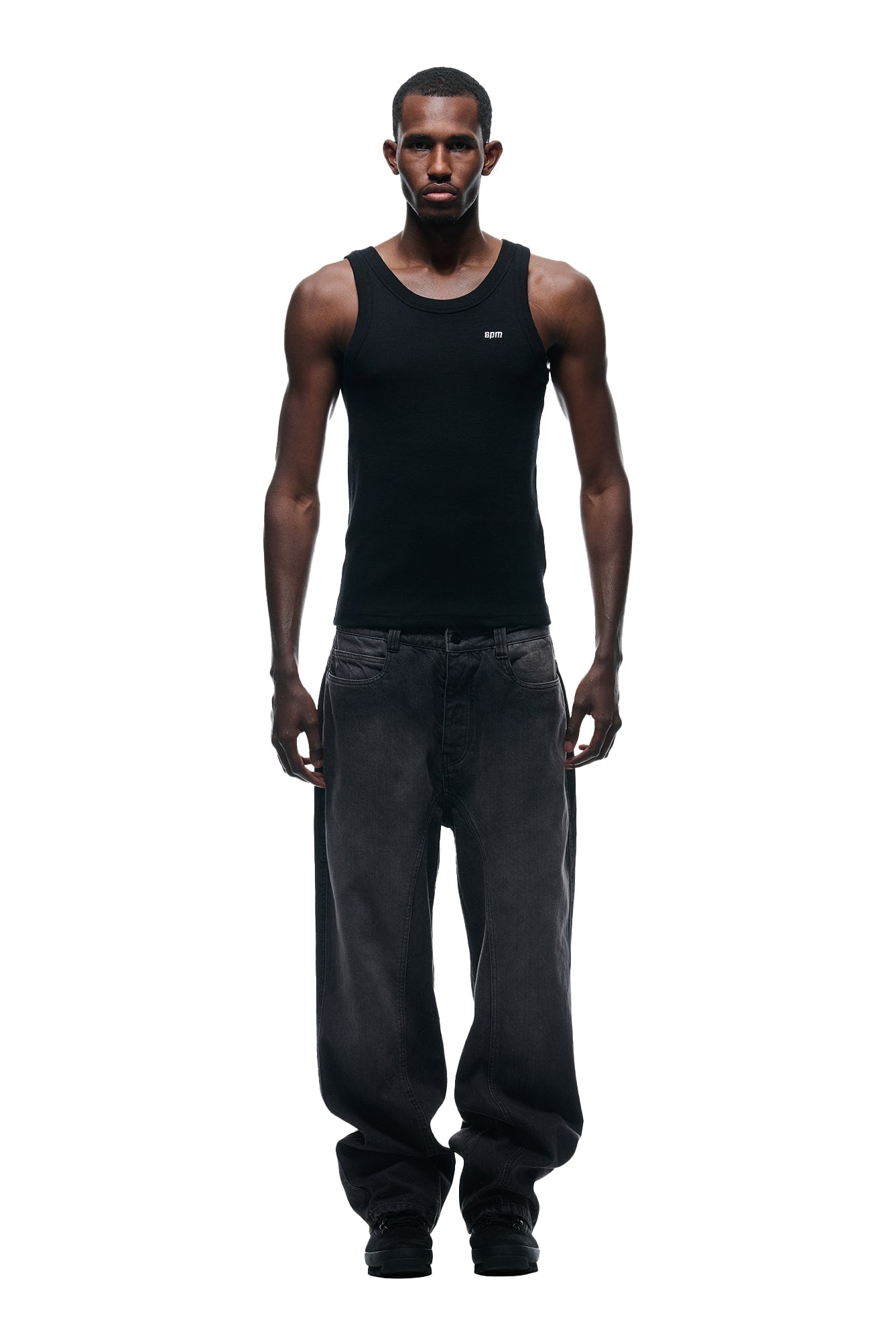 CENTER SEAM DENIM PURPLE OVERDYE