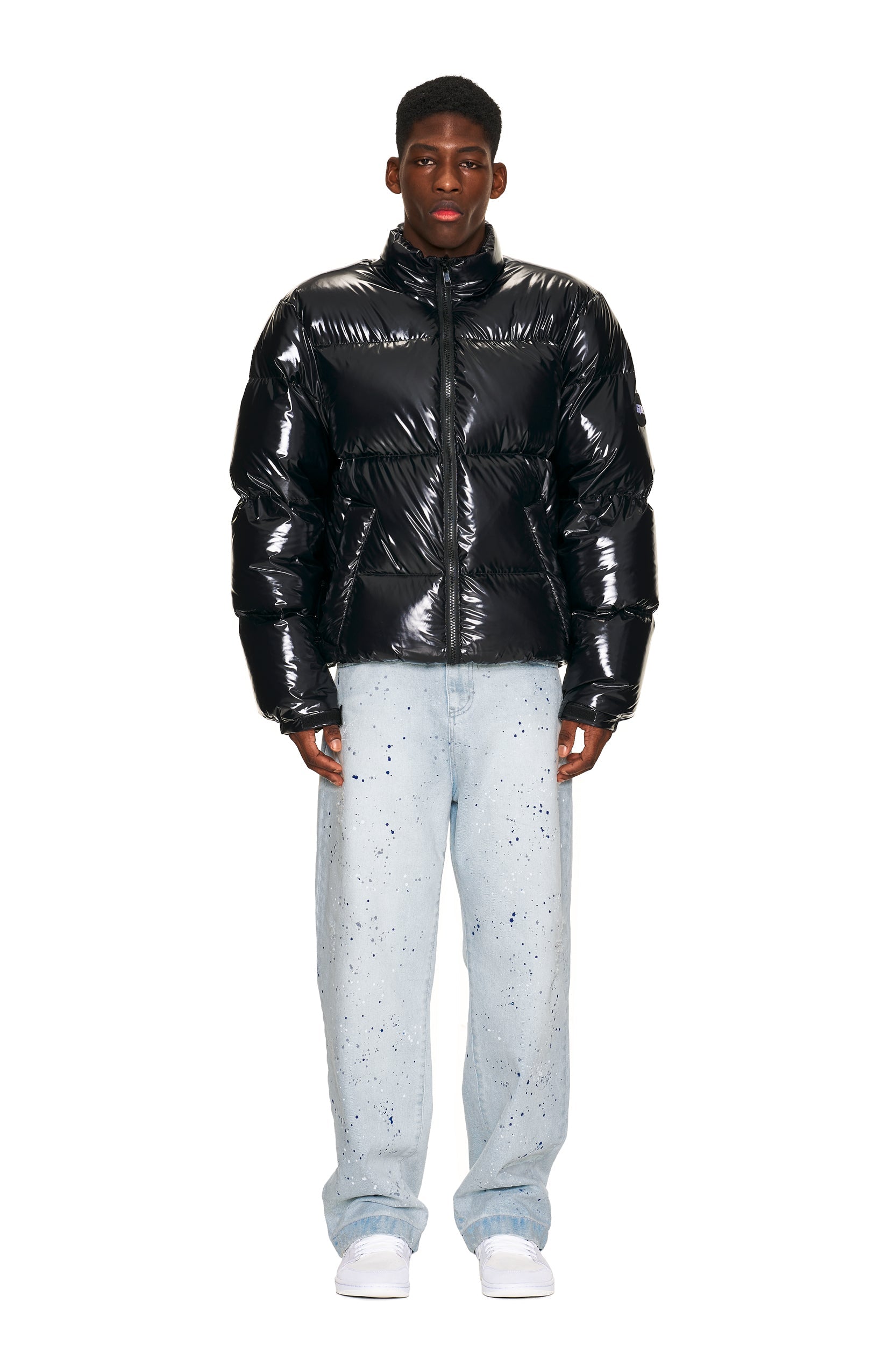 DOWN JACKET BLACK SHINY