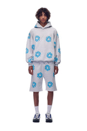 FLOWER HOODIE GREY