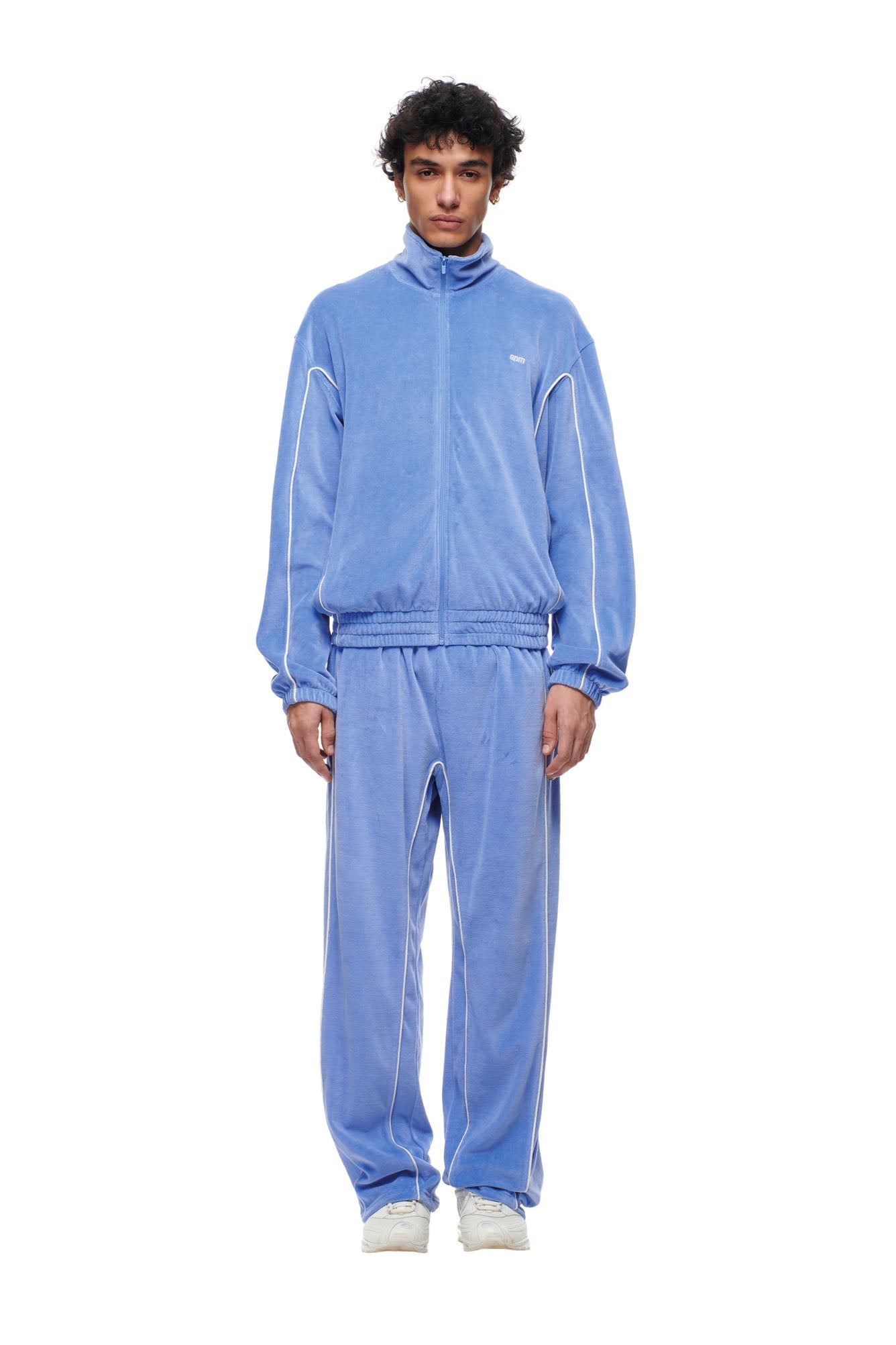 BF VELOURS TRACKJACKET PERSIAN BLUE