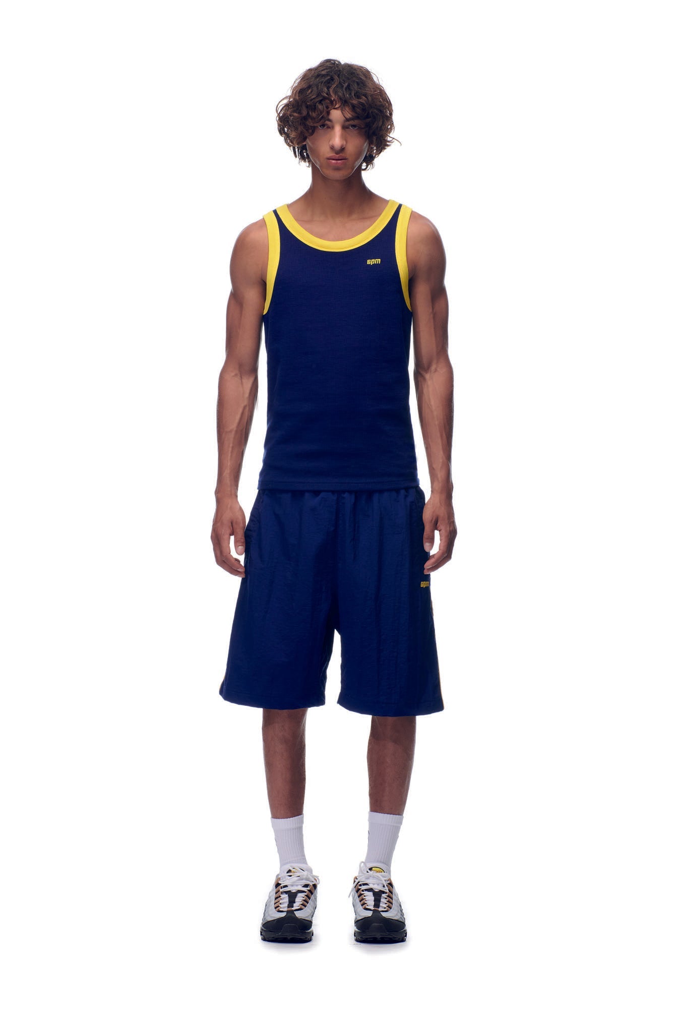 NH TANKTOP NAVY/YELLOW