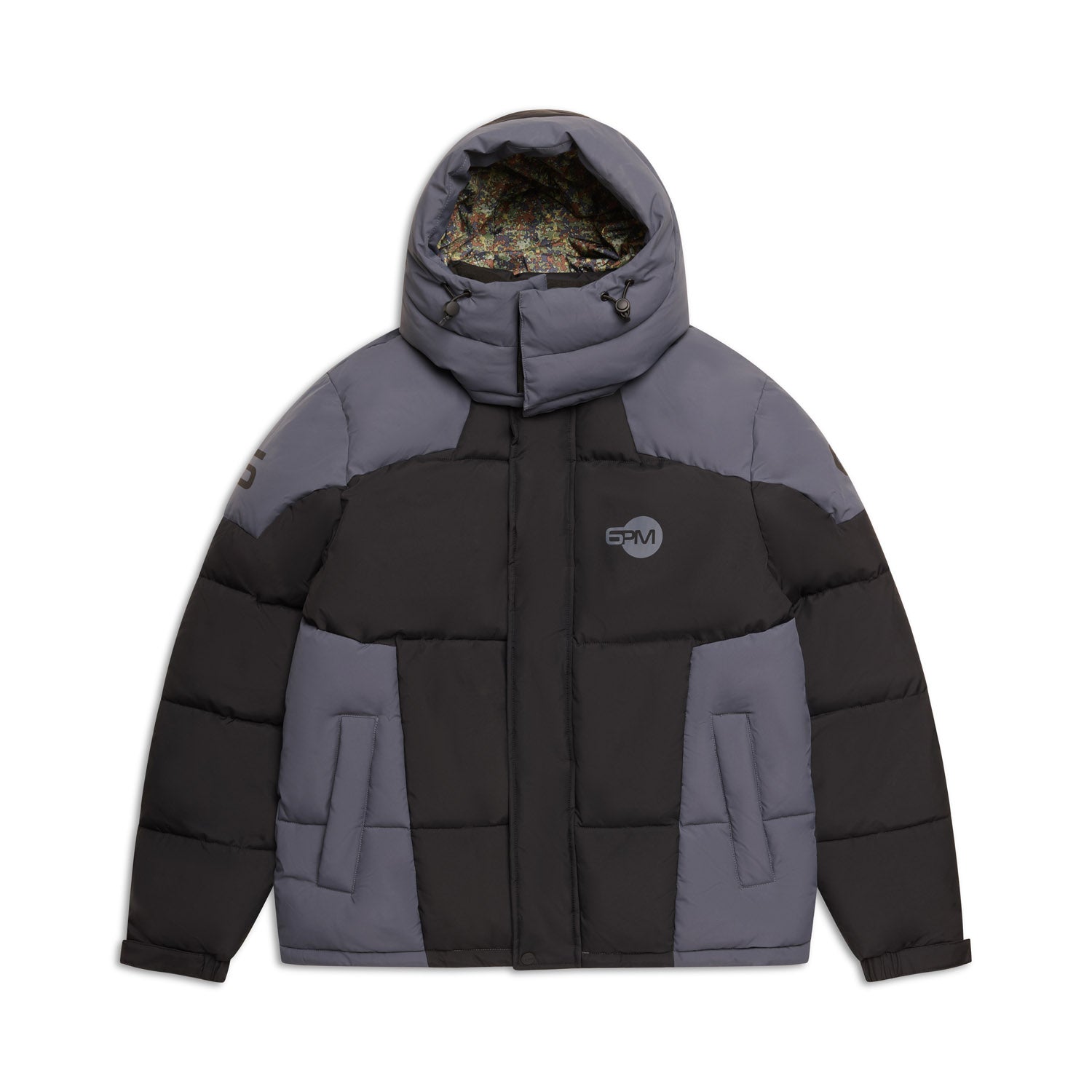 COLOUR BLOCKING PUFFER BLACK/ANTHRACITE