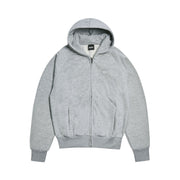 ZIP HOODIE GREY MELANGE