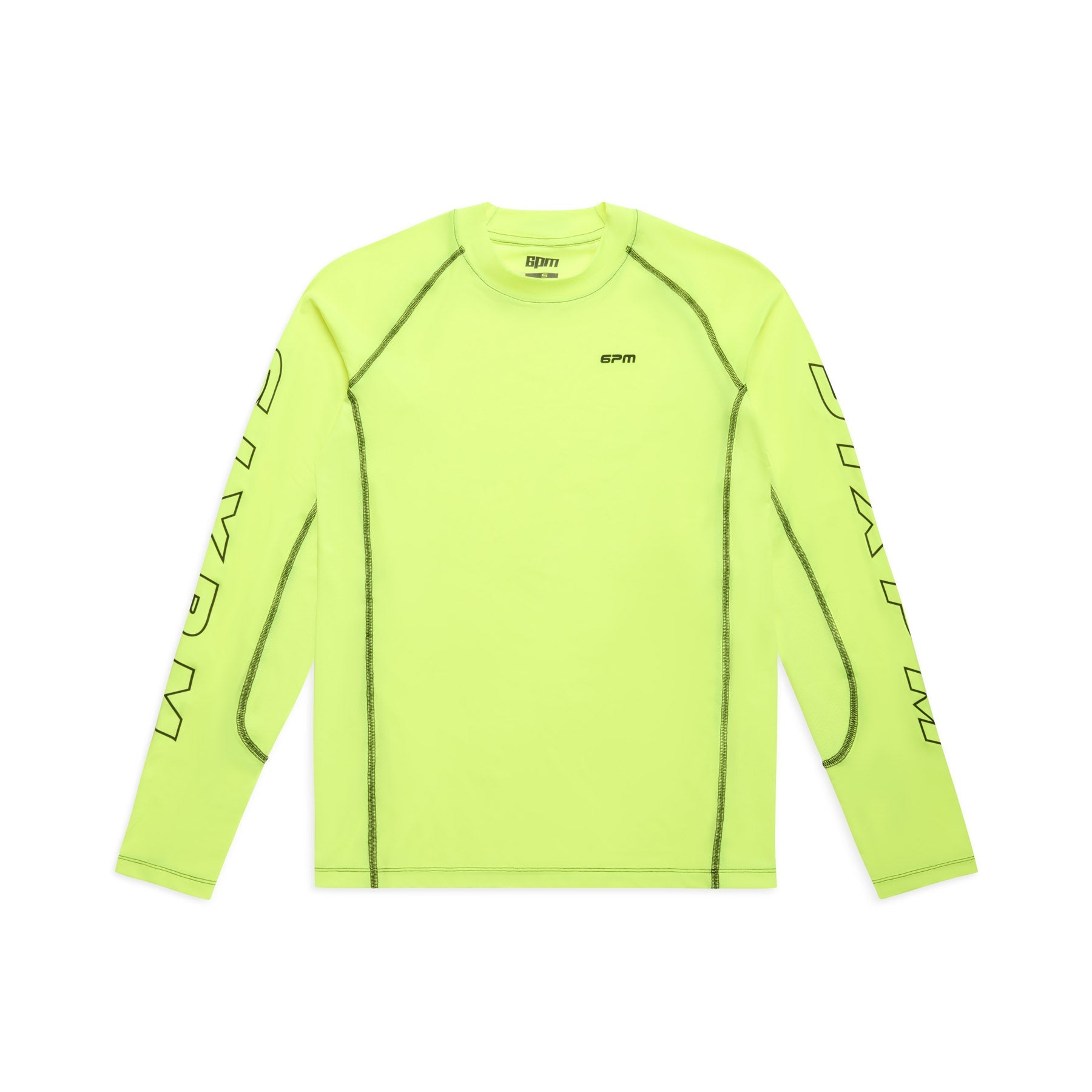 6PM SPORTS LONGSLEEVE NEON YELLOW
