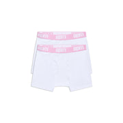 BOXER SHORTS WHITE/PINK (2-PACK)