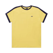 SLIM FIT RINGER TEE YELLOW
