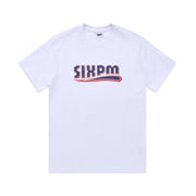 CLEAN EDGE WAVE TEE WHITE