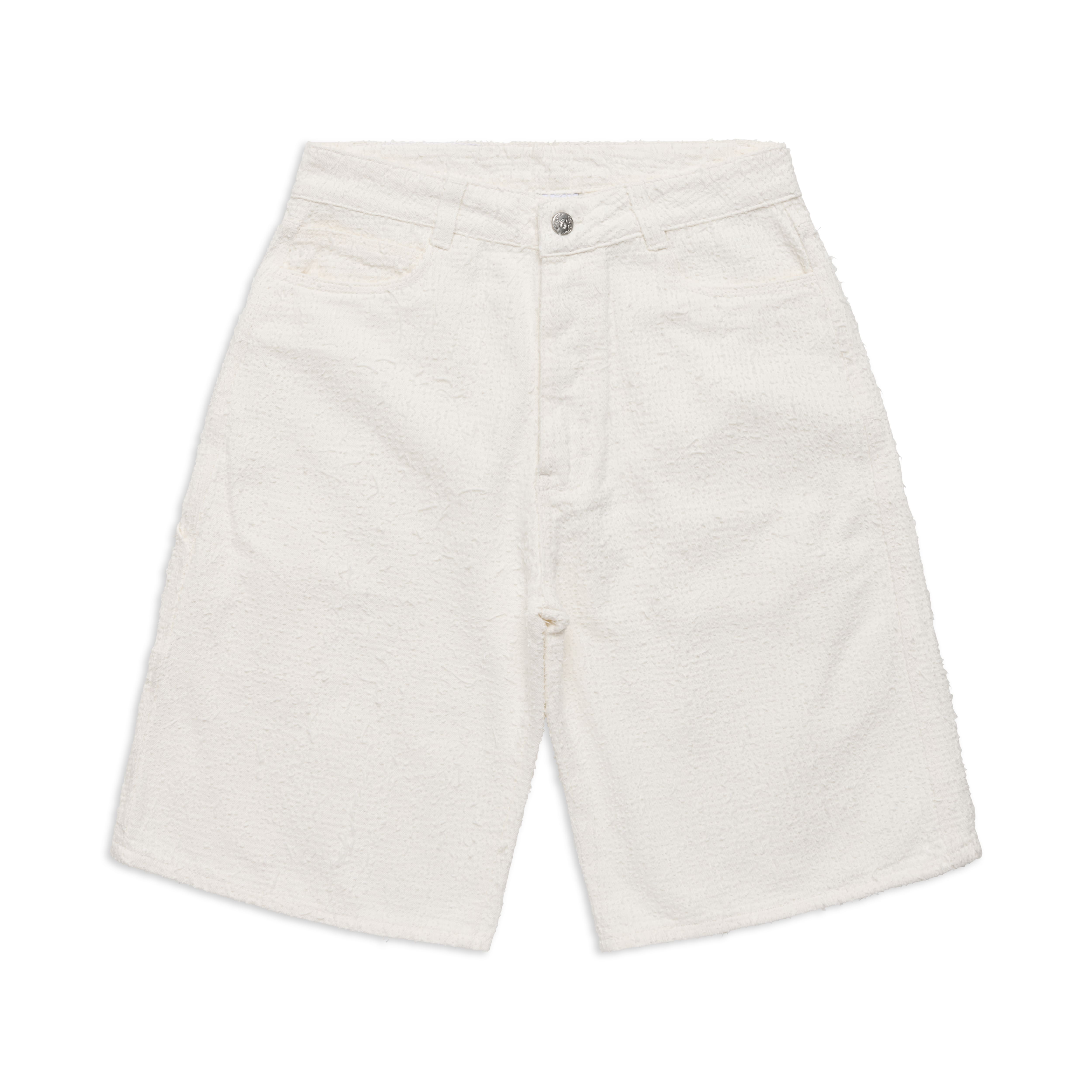 NEEDLEPUNCH CARPENTER SHORTS WHITE