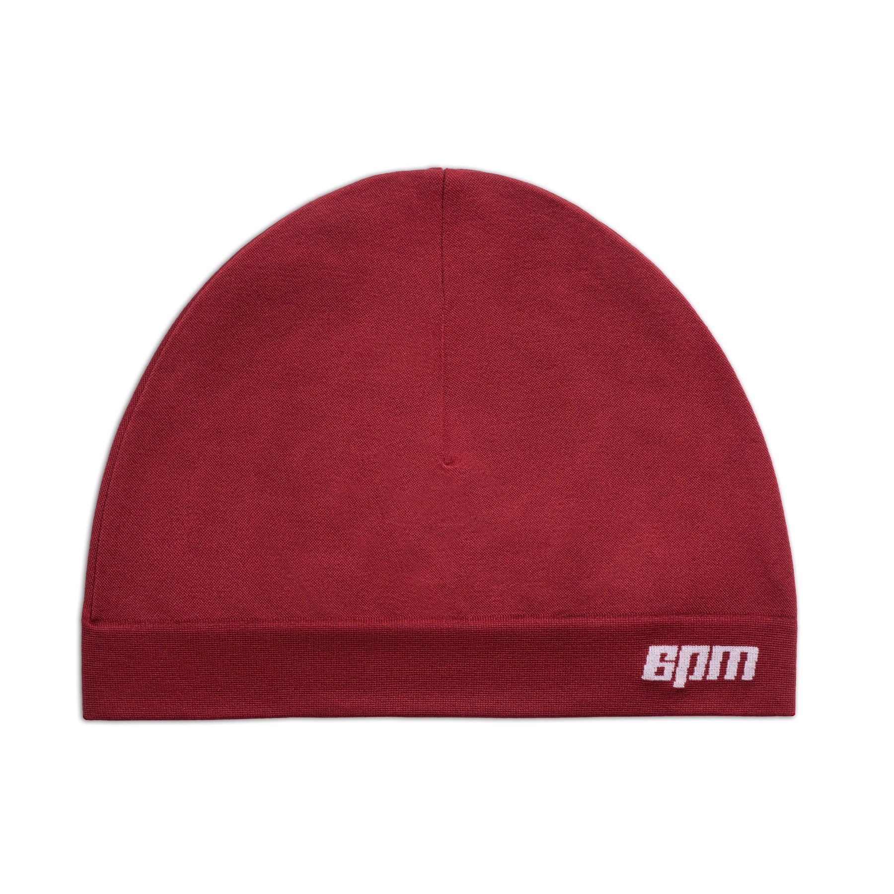TECHNICAL LOGO BEANIE WINE RED