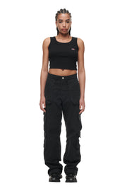 CROP TOP BLACK (2-PACK)