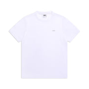 RIBBED SLIM FIT TEE WHITE